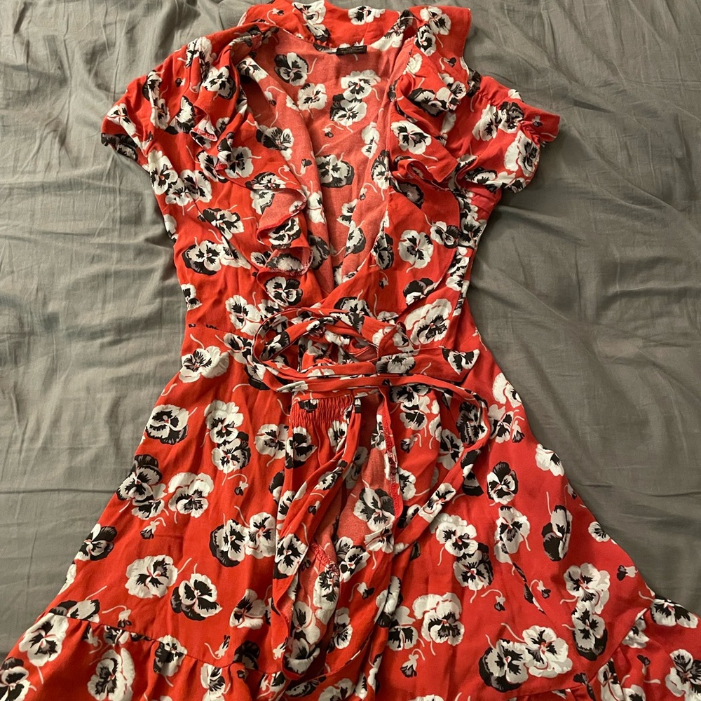 Top Shop x Kate Moss Wrap Dress